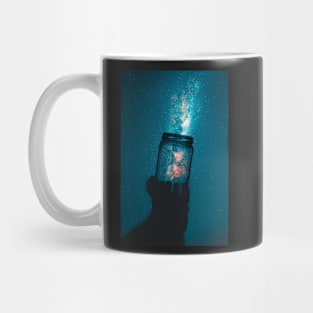 a mason jar spilling stars Mug